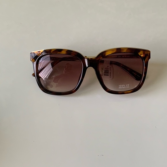 Ann Taylor oversized rectangle sunglasses main image 12